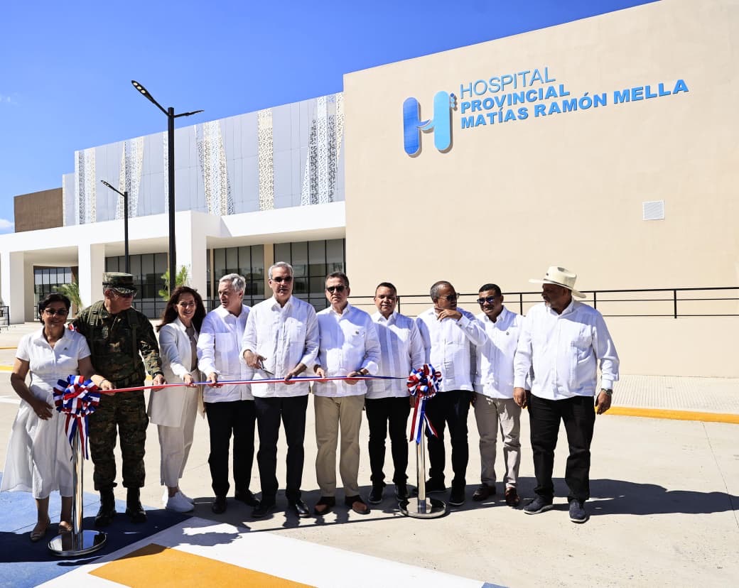 Presidente Abinader entrega nuevo Hospital Provincial Matías Ramón Mella en Dajabón