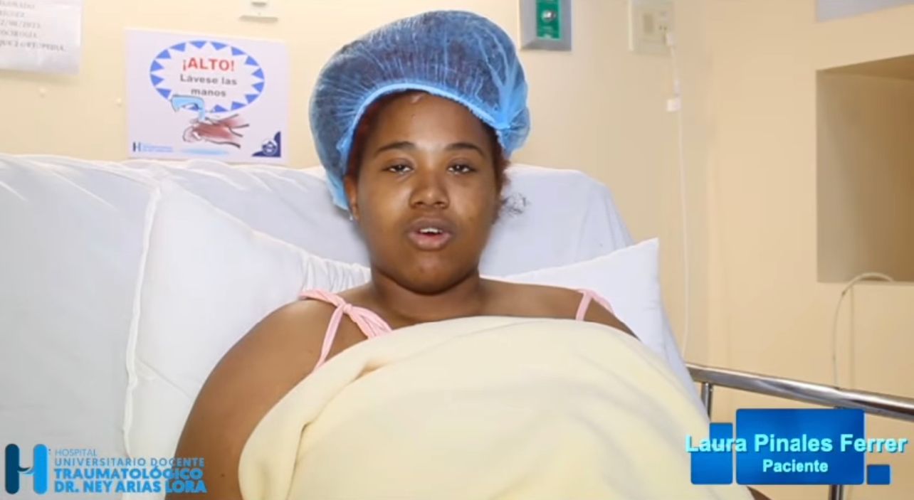 Laura Pinales, es una de las pacientes afectadas de la explosión de San Cristóbal
